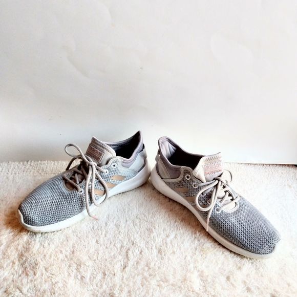 Adidas  Women's CF QT Flex Running Shoes Gray Size 7 - Picture 5 of 7